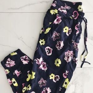 J CREW Floral Print Jogger